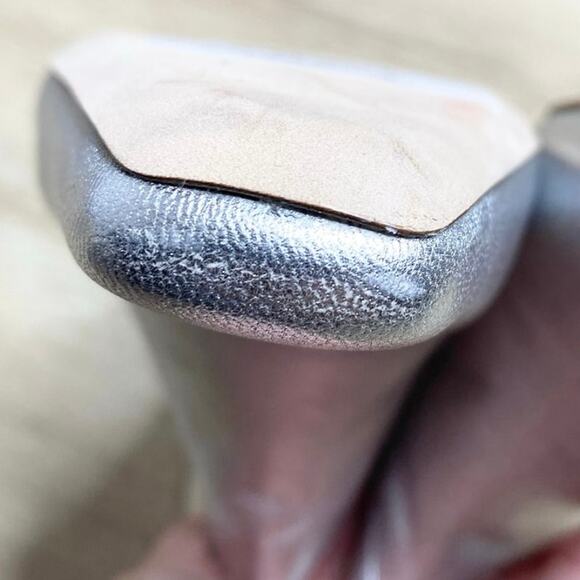 Staud Western Wally Bootie In Silver 7 NWOB - Picture 4 of 8